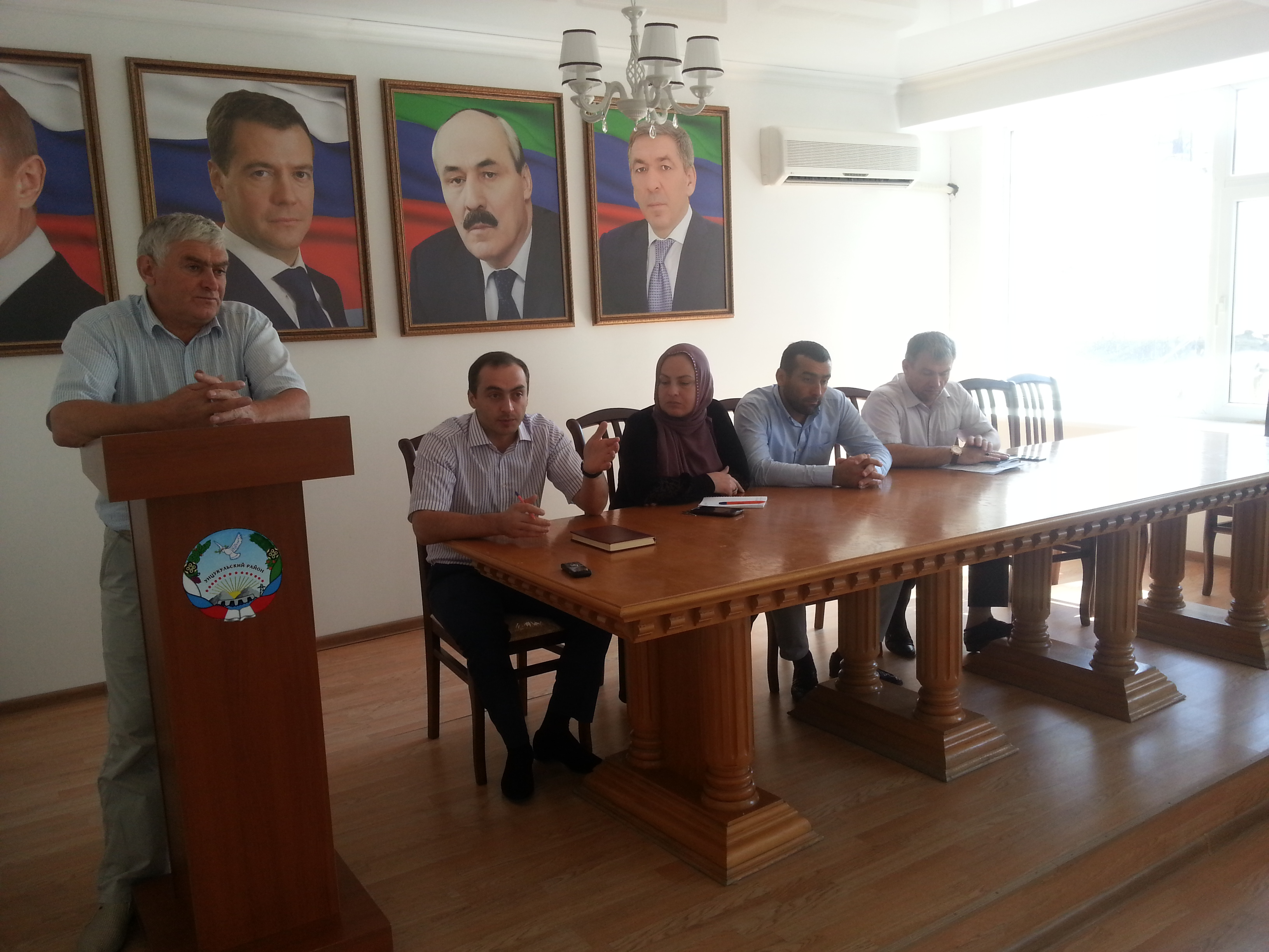Совещание о ходе подготовки и проведению предстоящих выборов депутатов ПОМС  13 сентября 2015 года.