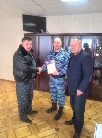 Торжественное поздравление и награждение отличившихся, прикомандированных сотрудников МВД России.