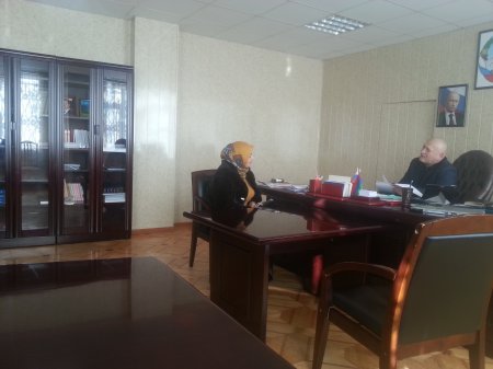 Глава администрации муниципального образования «Унцукульский район»  Иса Магомедович Нурмагомедов провел 13 января прием граждан по личным вопросам.