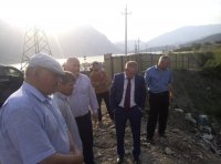 Унцукульский район с рабочим визитом посетил министр экологии и природных ресурсов РД .
