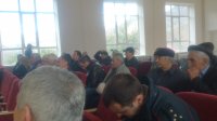 Встреча рабочей группы МВД РД и заместителя Главы района по общественной безопасности с активом села Майданск.