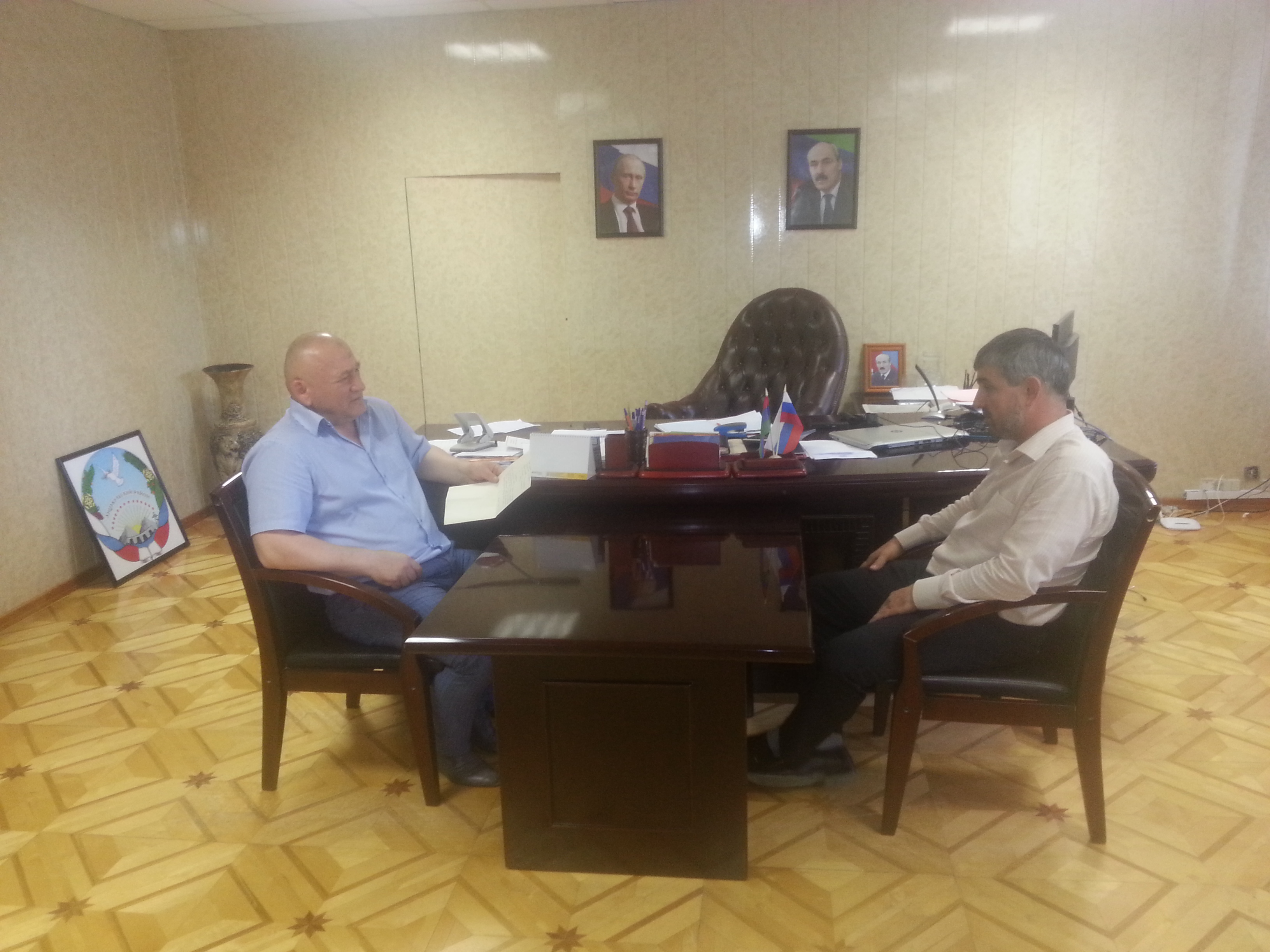 И.о главы провел прием граждан .